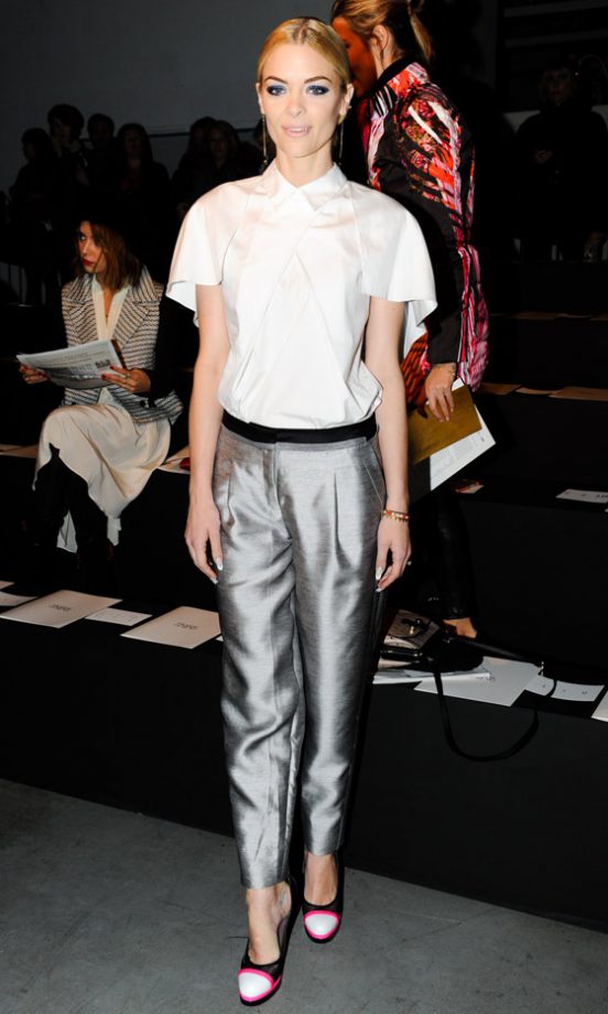 Jaime King At The Prabal Gurung AW13 Show At New York Fashion Week, 2013