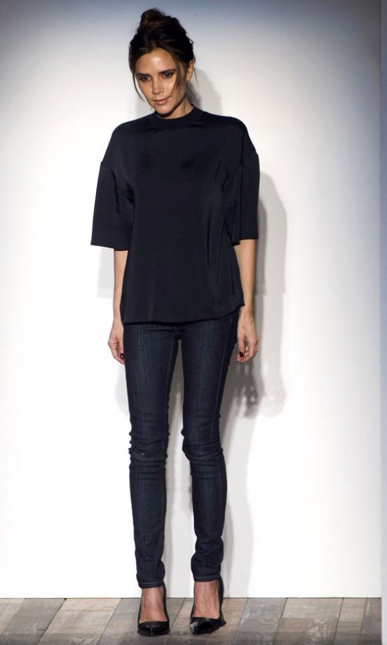 Victoria Beckham At Her AW13 Show At New York Fashion Week, 2013