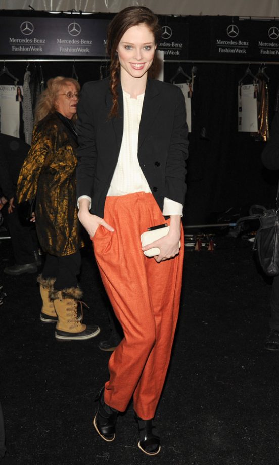 Coco Rocha At The Diane Von Furstenberg AW13 Show At New York Fashion Week, 2013