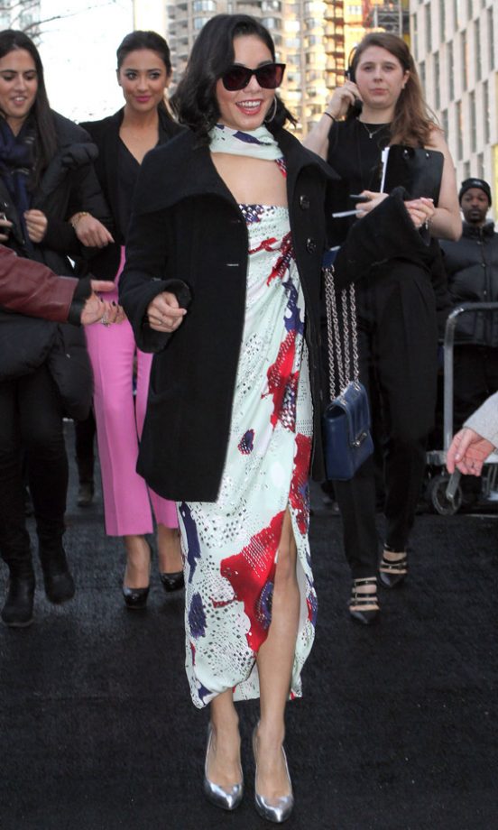 Vanessa Hudgens At New York Fashion Week, 2013