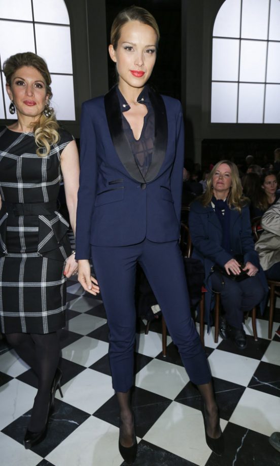 Petra Nemcova At The Tommy Hilfiger AW13 Show At New York Fashion Week, 2013