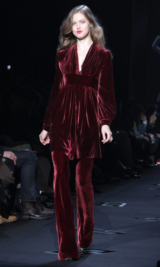 Lindsey Wixson At The Diane Von Furstenberg AW13 Show At New York Fashion Week, 2013
