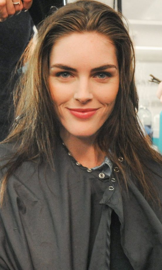 Hilary Rhoda At The Caroline Herrera AW13 Show At New York Fashion Week, 2013