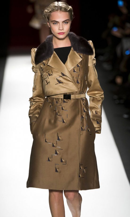 Cara Delevingne At The Caroline Herrera AW13 Show At New York Fashion Week, 2013
