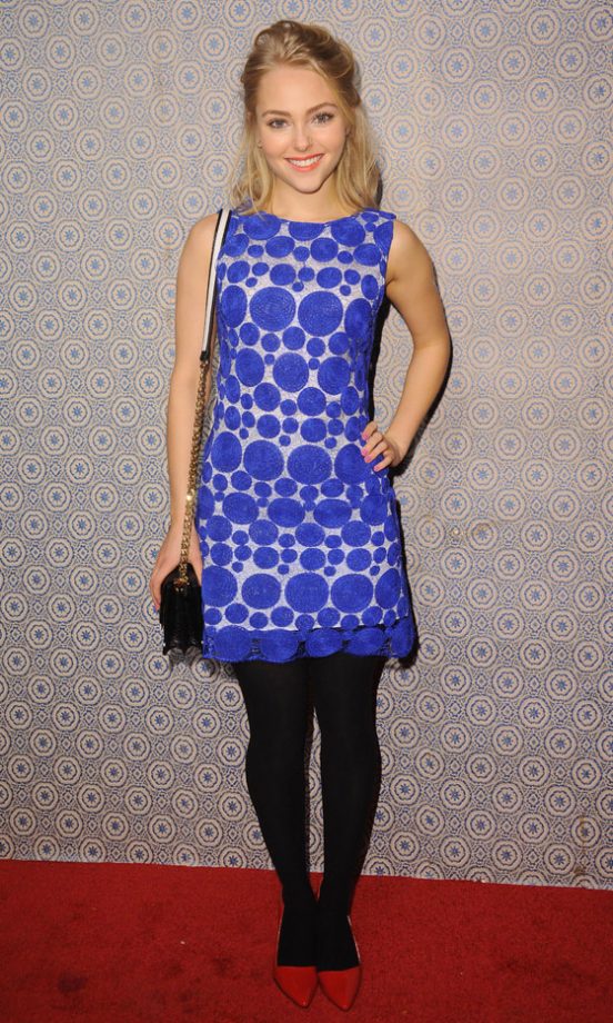 AnnaSophia Robb At The Alice And Olivia By Stacey Bendet AW13 Show At New York Fashion Week, 2013