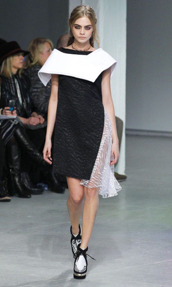 Cara Delevingne At The Rodarte AW13 Show At New York Fashion Week, 2013
