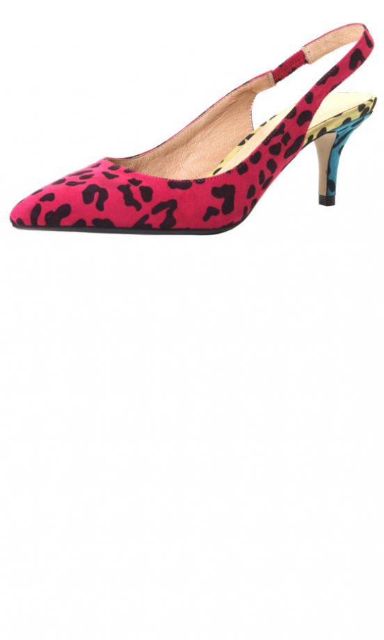 Office SS13 Leopard Print Kitten Heels