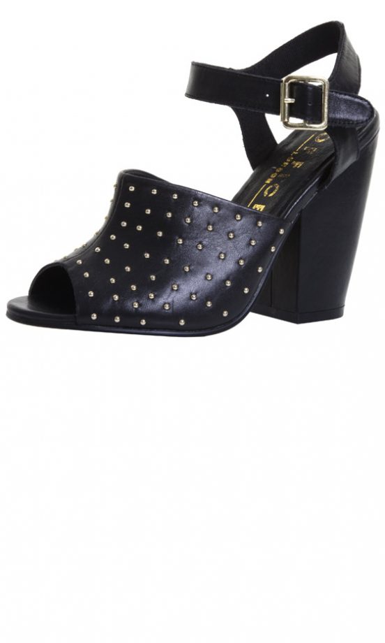 Office SS13 Black Studded Shoe Boots