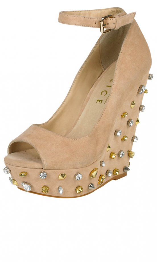 Office SS13 Embellished Wedges