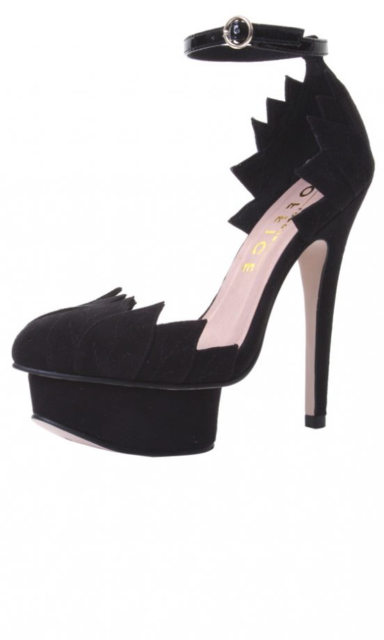 Office SS13 Black Platform Heels