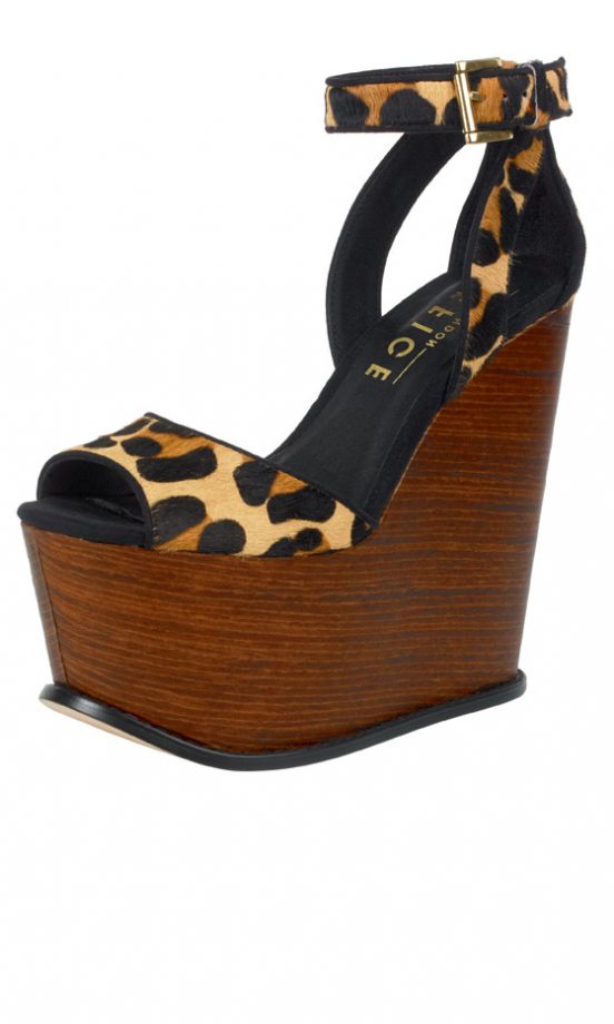 Office SS13 Leopard Print Wedges