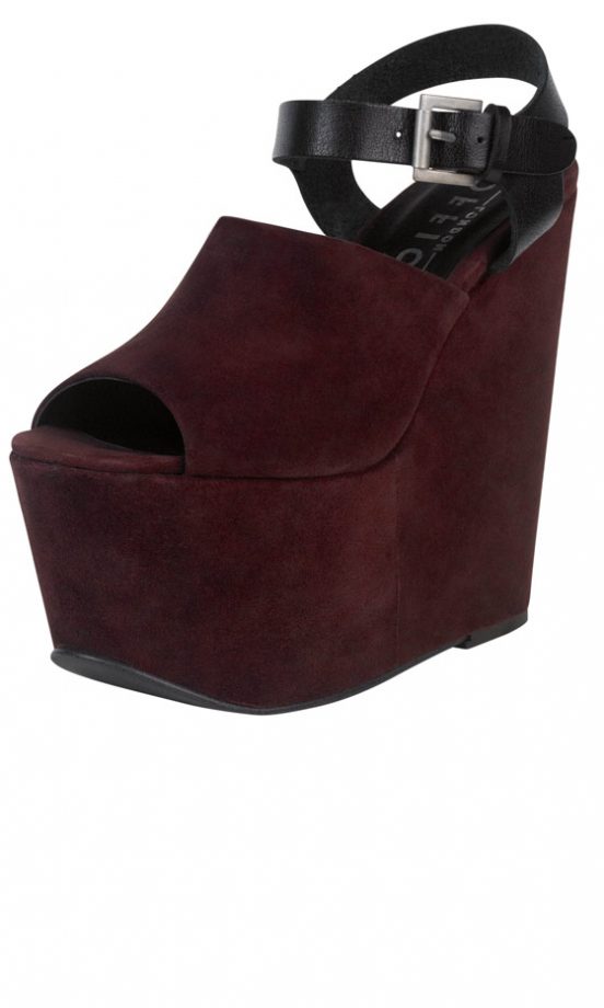 Office SS13 Maroon Wedges