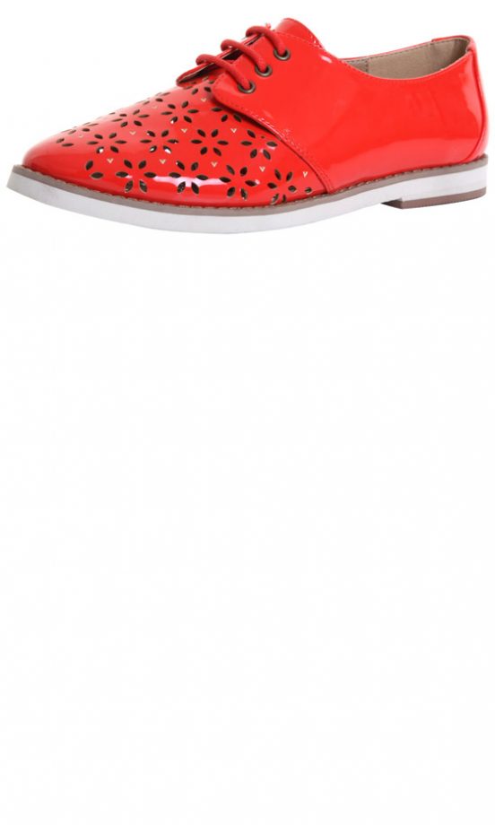 Office SS13 Cut Out Orange Shoes
