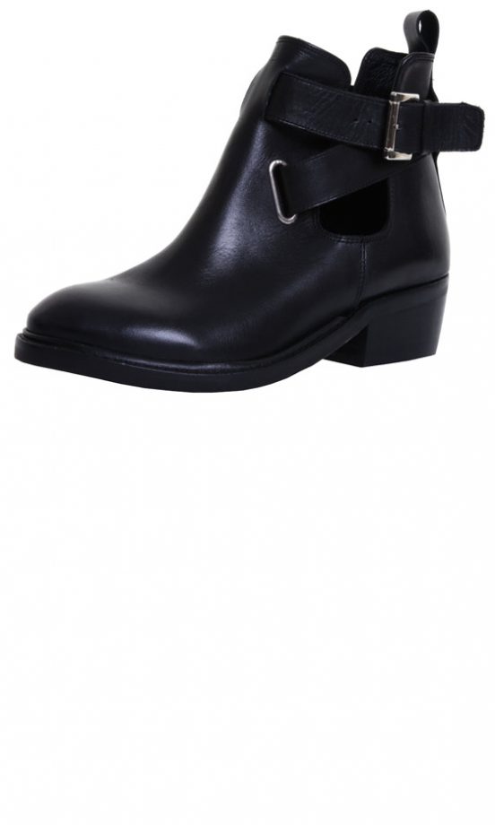 Office SS13 Black Strap boots