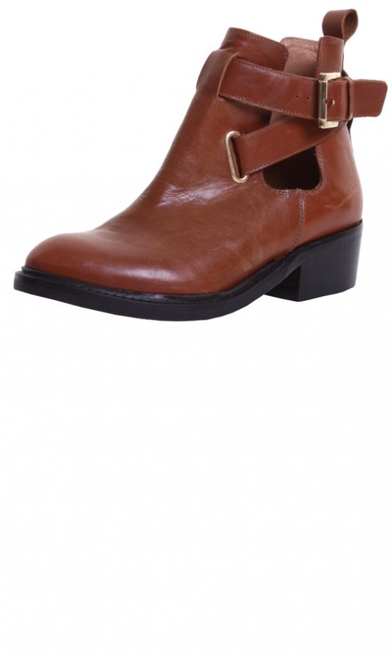 Office SS13 Brown Strap Boots