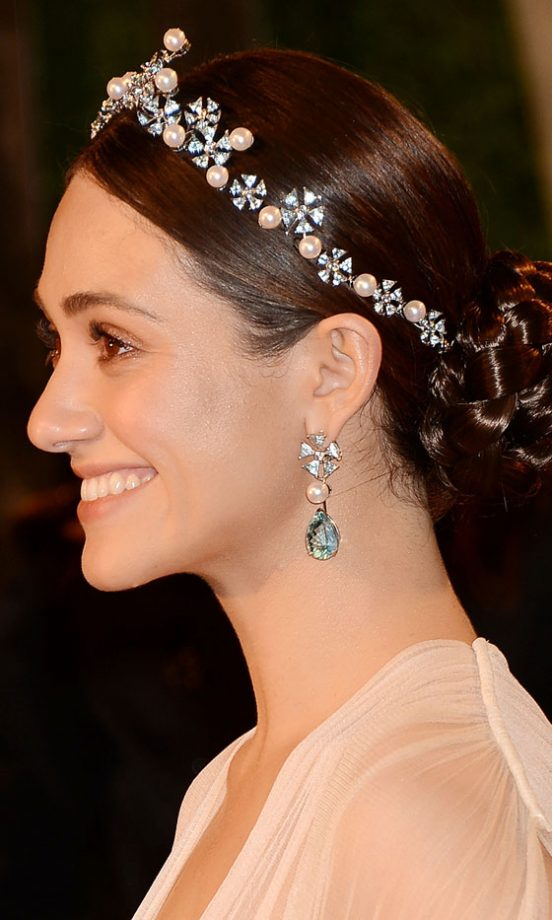 Emmy Rossum At Vanity Fair's Oscar Party, 2013