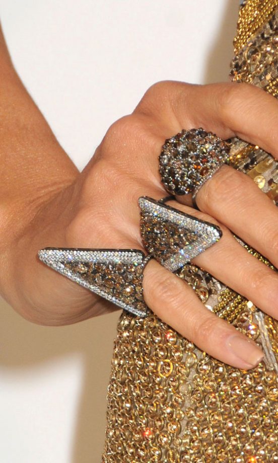 Heidi Klum's Bling At Elton John's Oscar Party, 2013