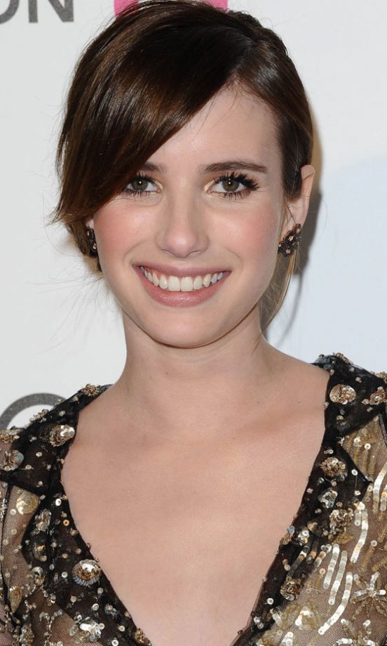 Emma Roberts At Elton John's Oscar Party, 2013