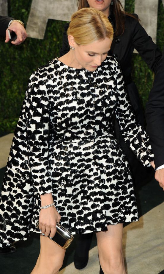 Diane Kruger At Vanity Fair's Oscar Party, 2013