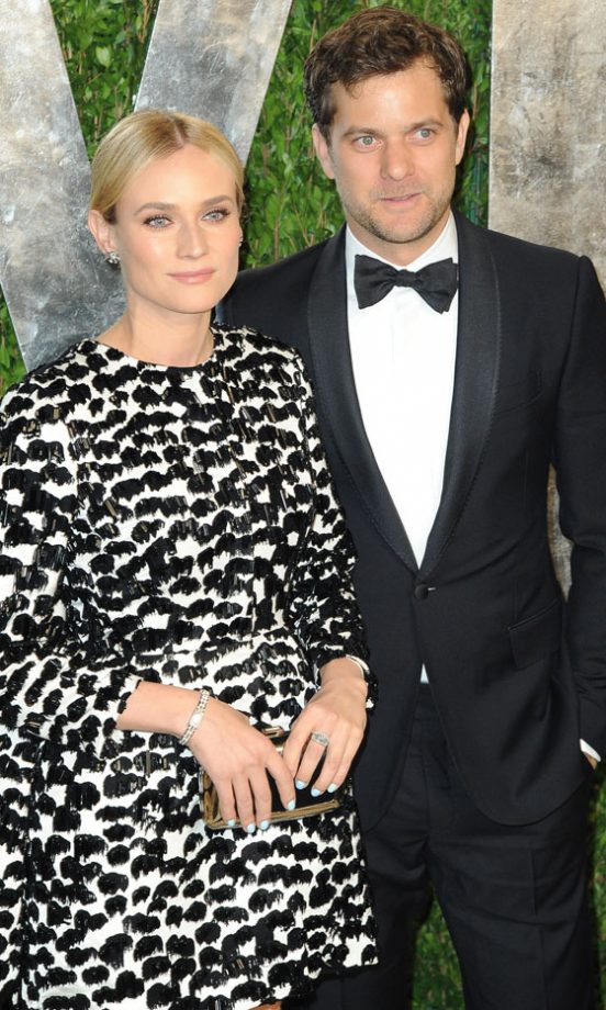 Diane Kruger And Joshua Jackson At Vanity Fair's Oscar Party, 2013