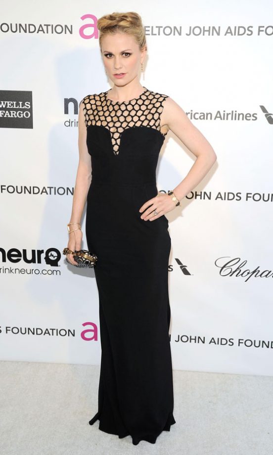 Anna Paquin At Elton John's Oscar Party, 2013