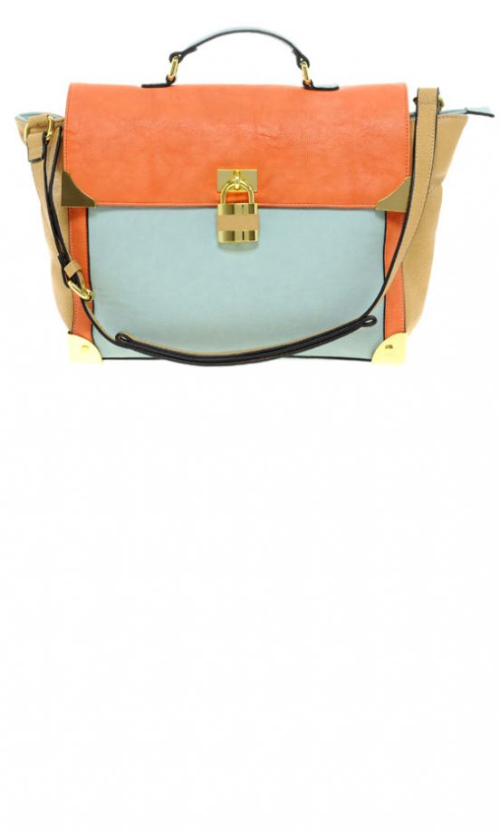 Asos Colour Bloack Satchel, £38