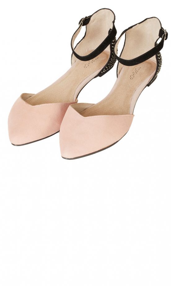 Topshop Studded Flats, £28