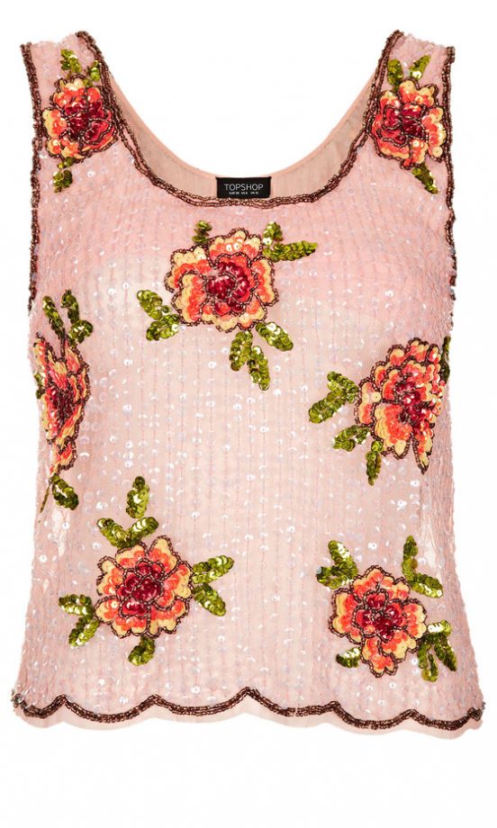 Topshop Sequined Top, £42