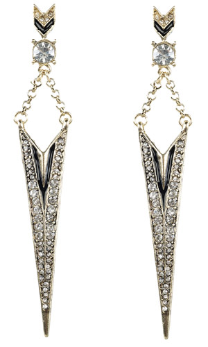 Primark SS13 Spike Drop Earrings