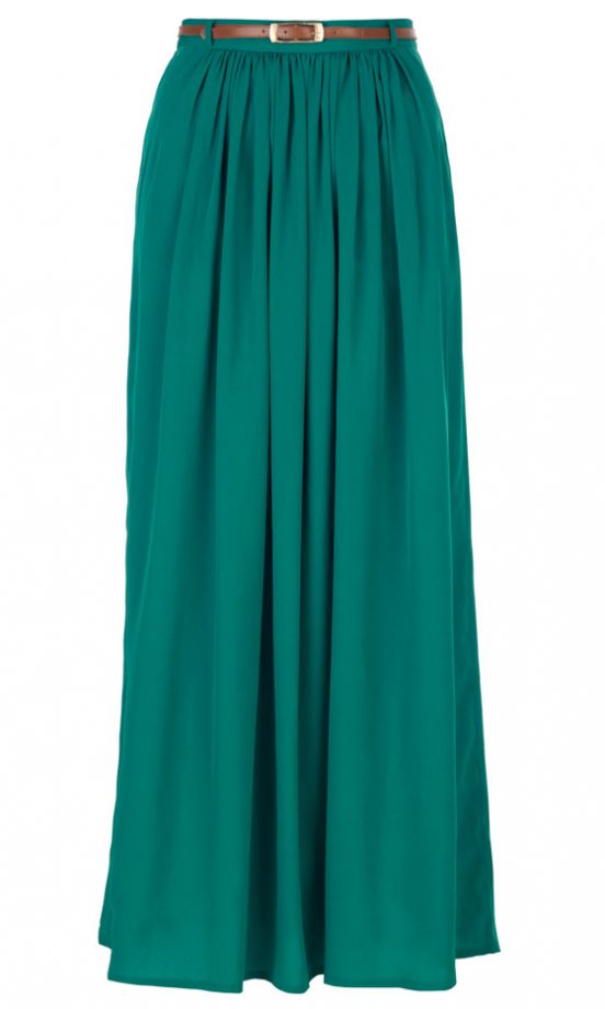 Primark Green Maxi Skirt, £10