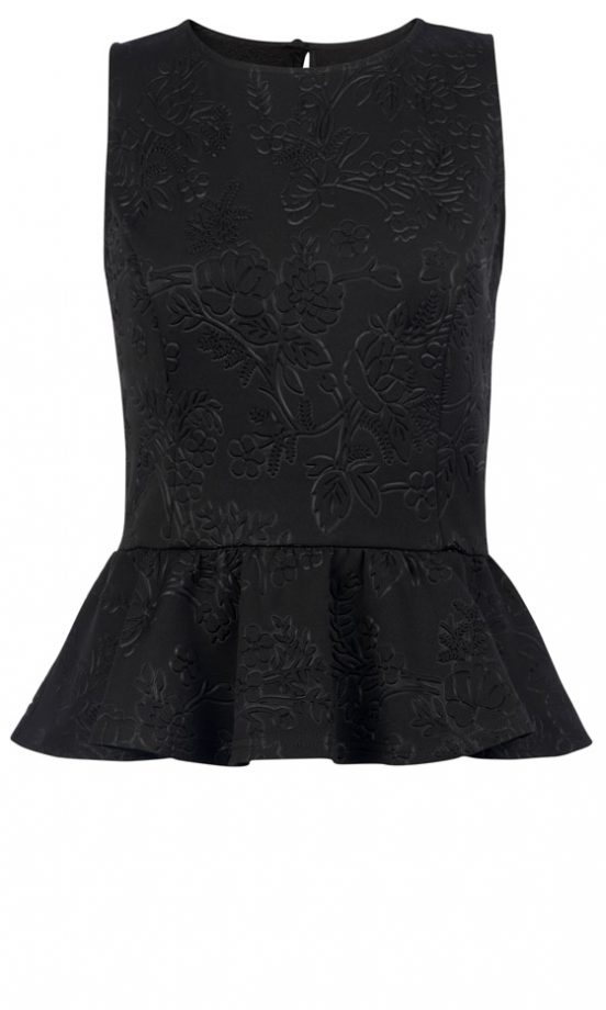 Primark Scuba Peplum Top, £12