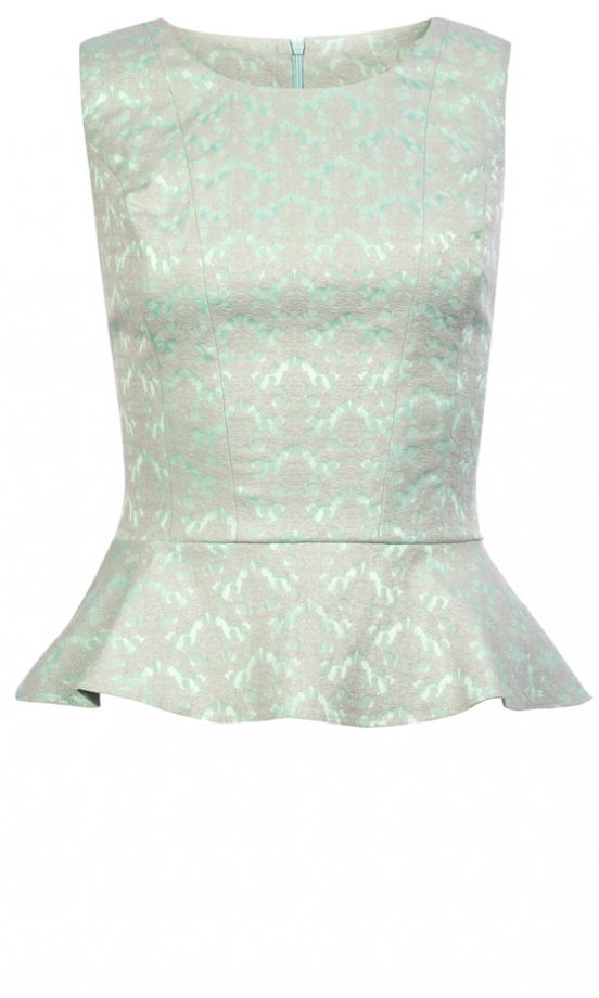 Primark Mint Peplum Top, £12
