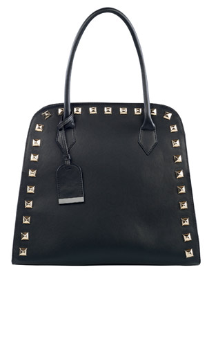 Primark SS13 Black Studded Tote Bag