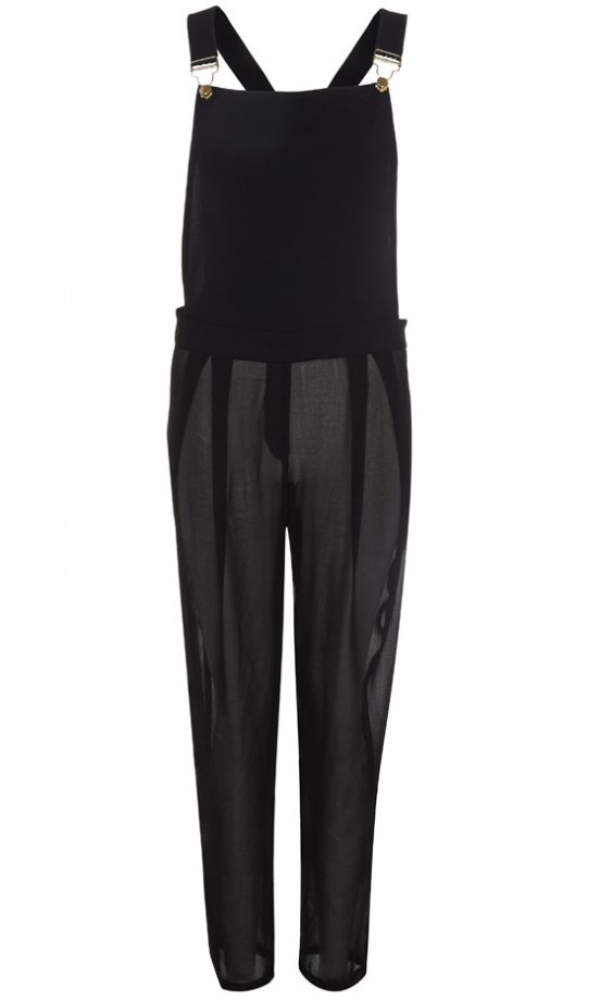 River Island SS13 Black Dungarees