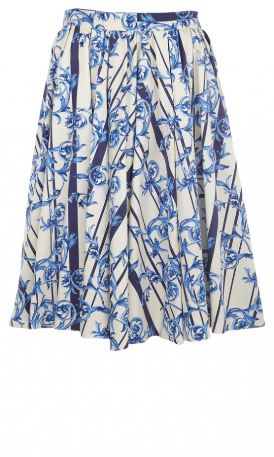 River Island SS13 Floral Midi Skirt