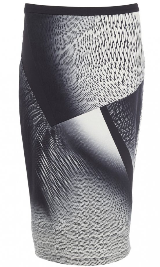 River Island SS13 Graphic Pencil Skirt