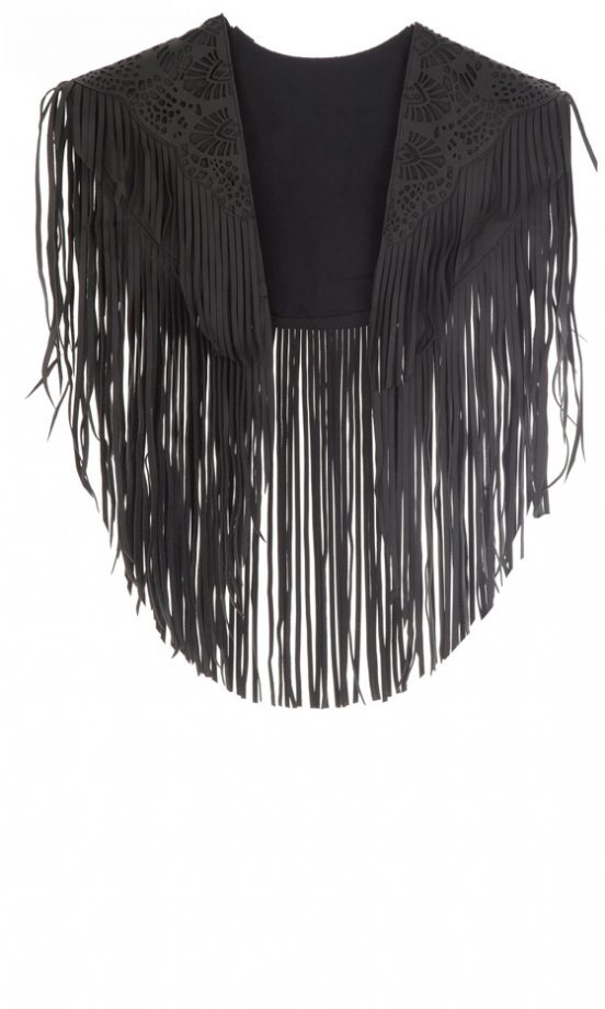 River Island SS13 Fringed Waistcoat