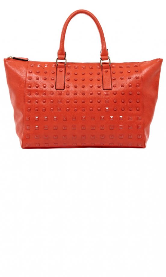 River Island SS13 Orange Tote Bag