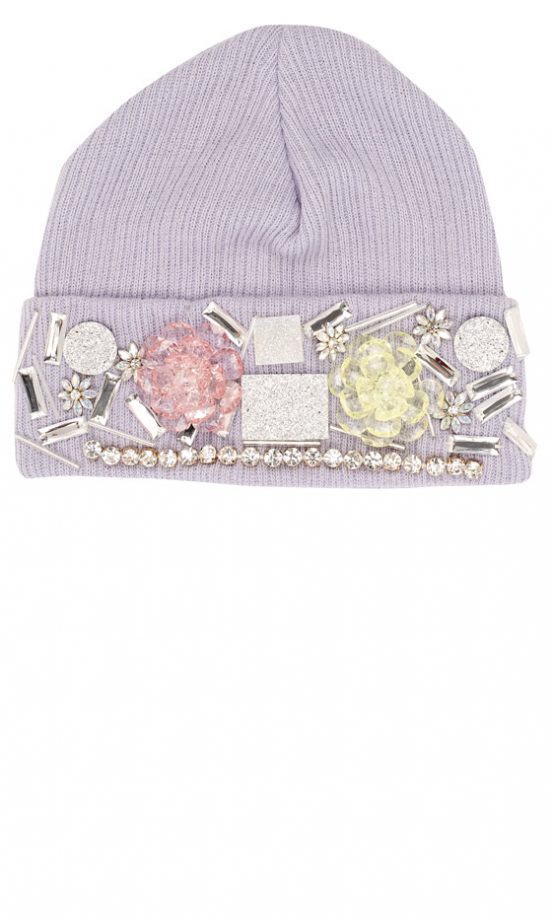 River Island SS13 Embellished Pastel Beanie