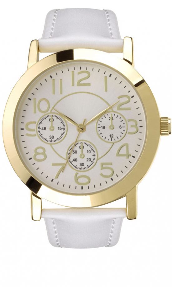 Marks & Spencer SS13 White Strap Watch, £25