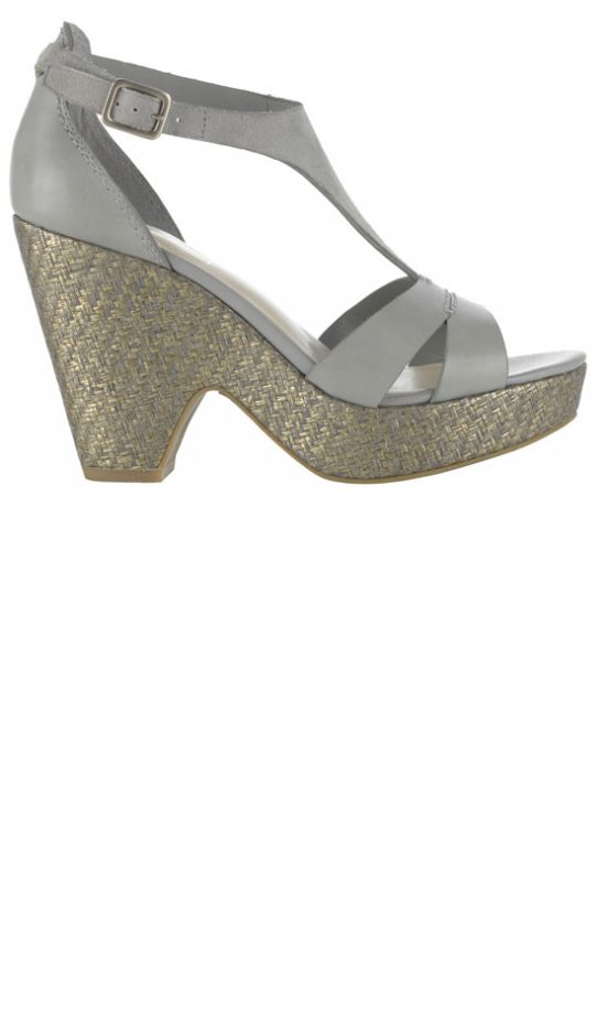 Marks & Spencer SS13 Metallic Wedges, £49.50