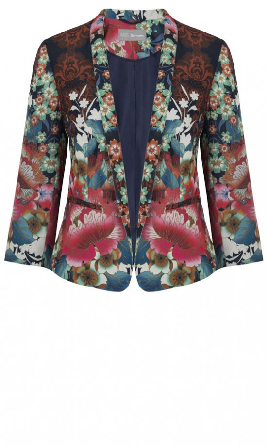 Marks & Spencer SS13 Mirror Print Blazer, £49.50