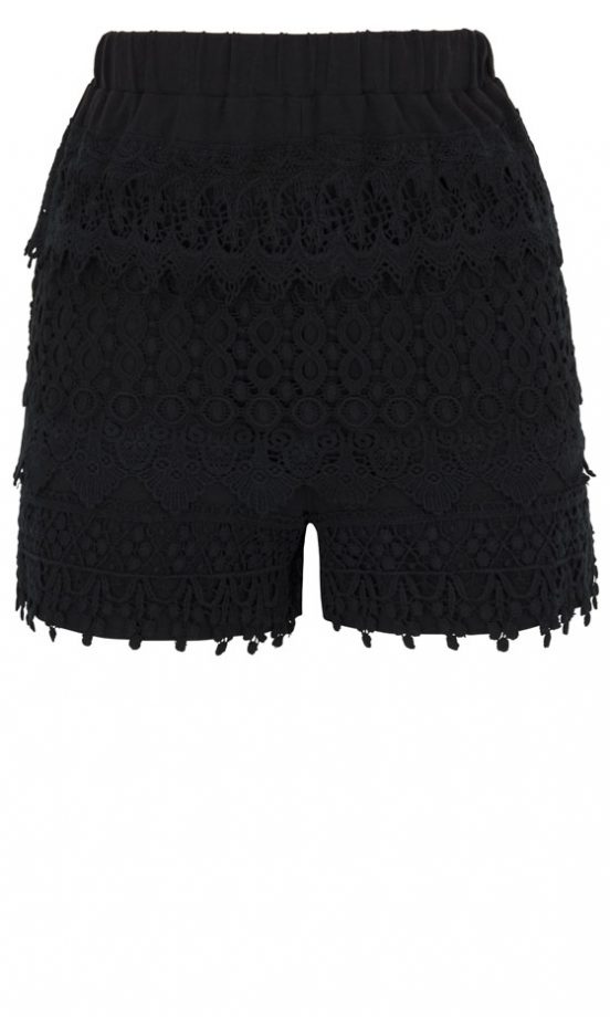 Marks & Spencer SS13 Black Textured Shorts, £29.50