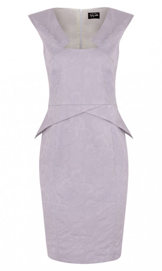 Marks & Spencer SS13 Lavender Peplum Dress, £85