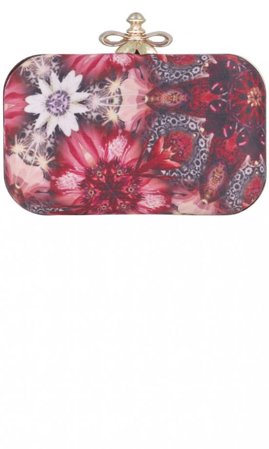 Marks & Spencer SS13 Floral Box Clutch Bag, £29.50