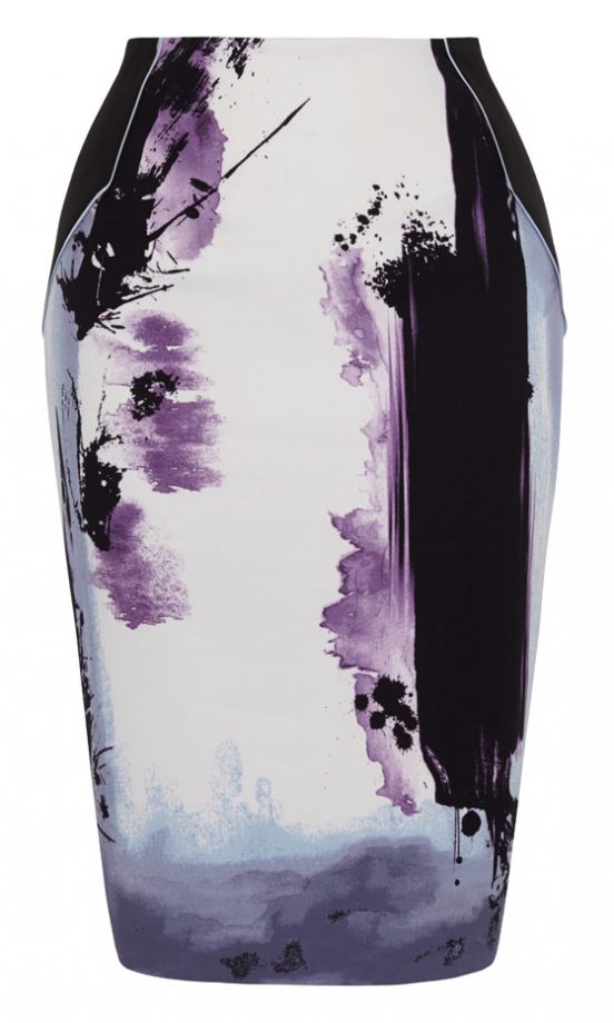 Marks & Spencer SS13 Graphic Print Pencil Skirt