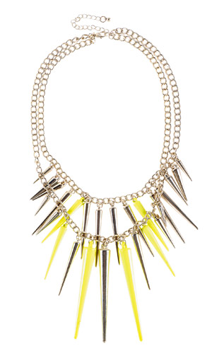 Primark SS13 Neon Spike Necklace