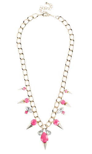 Primark SS13 Neon Spike Necklace