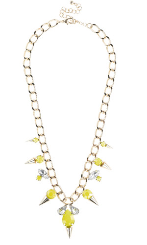 Primark SS13 Neon Spike Necklace
