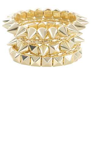 Primark SS13 Gold Bracelet Stack